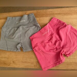 Alphalete high waisted workout shorts